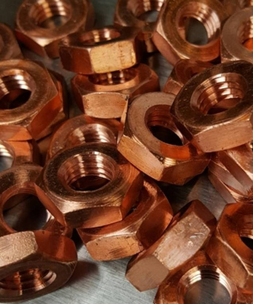 Copper Nickel 70/30 Hex Nuts