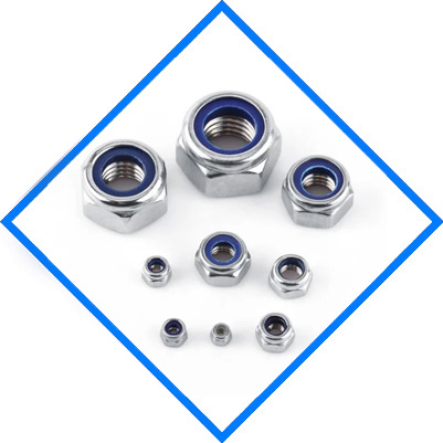 Super Duplex Steel S32760 / S32750 Nylon Lock Nut Super Duplex Steel S32760 / S32750 Nylon Lock Nut